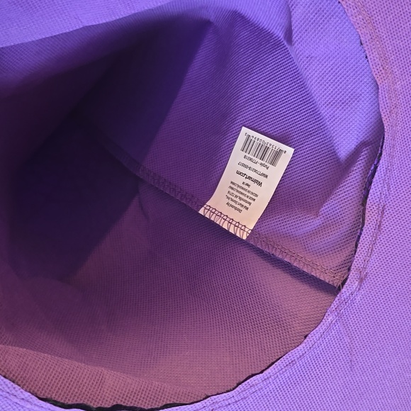 Halloween Witch Hat Purple Costume Skull Spider Web Lace - Picture 5 of 7